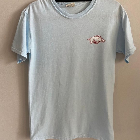 Razorbacks Light Blue Team Tee - Picture 1 of 2